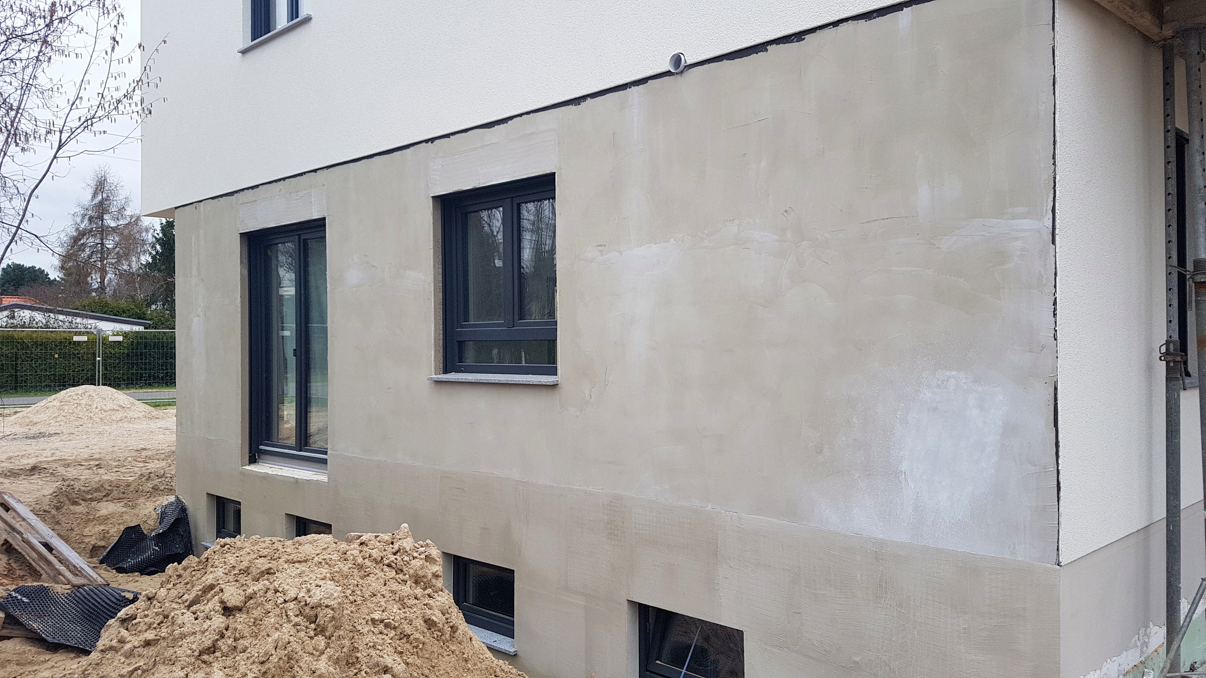 Fassade mit Klinkerriemchen - Vorher